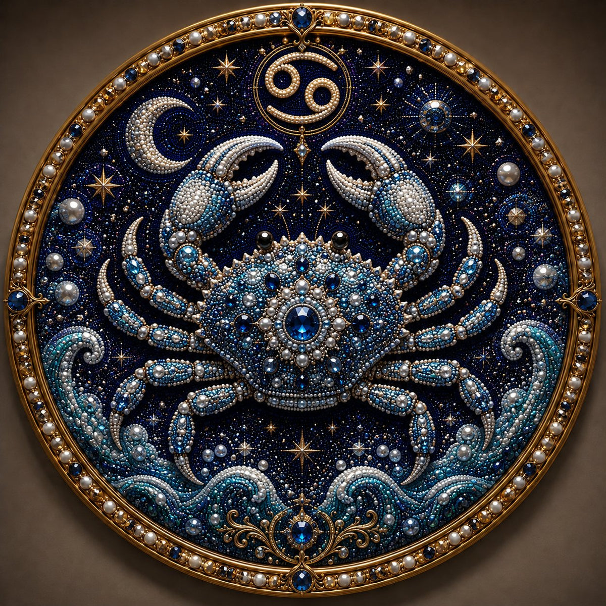 Create Your Own Celestial Masterpiece — 12 Zodiac Signs Bead Art DIY Kit ♈🌙
