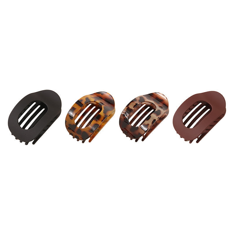 ✨ Oval Hair Clip Set (4 Pack) – Elegant & Gentle Hair Accessories for All Hair Types ✨