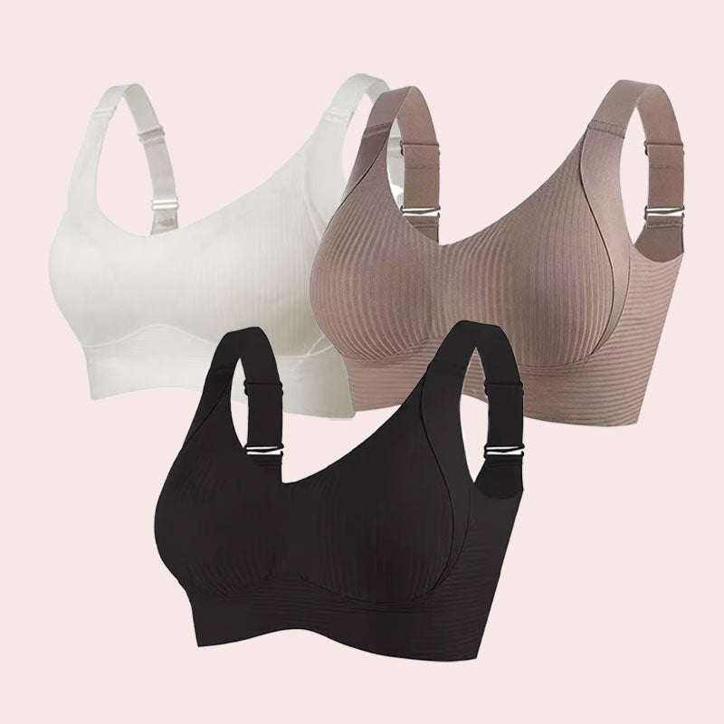 🔥 Today Only: Buy One, Get Three! Ultimate Wire-Free Push-Up Bra – Instant Lift & Firmness, No More Sagging! 👍