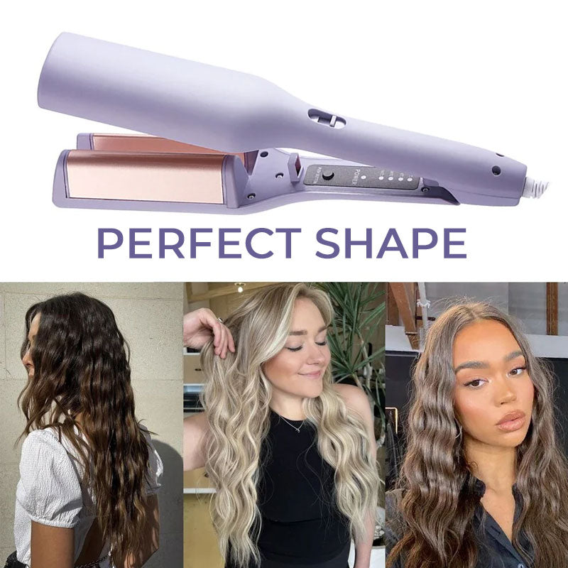 ✨32mm French V-Shaped Wave Curling Tong – Effortless Waves & Volume for All Hair Types