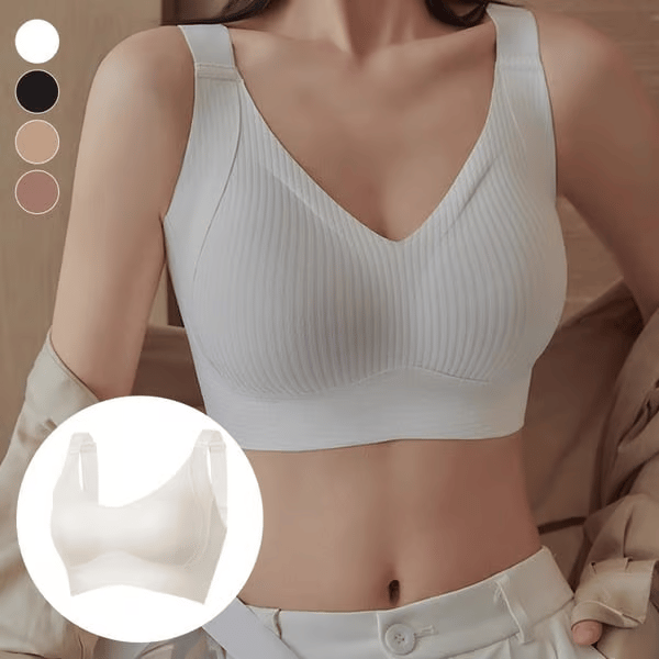 🔥 Today Only: Buy One, Get Three! Ultimate Wire-Free Push-Up Bra – Instant Lift & Firmness, No More Sagging! 👍