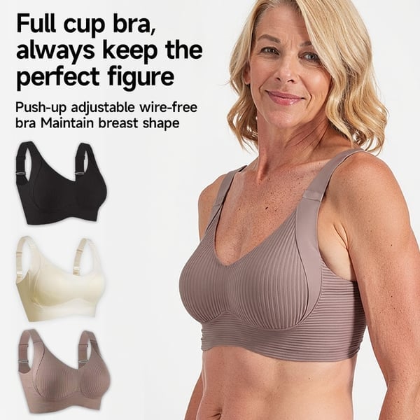 🔥 Today Only: Buy One, Get Three! Ultimate Wire-Free Push-Up Bra – Instant Lift & Firmness, No More Sagging! 👍