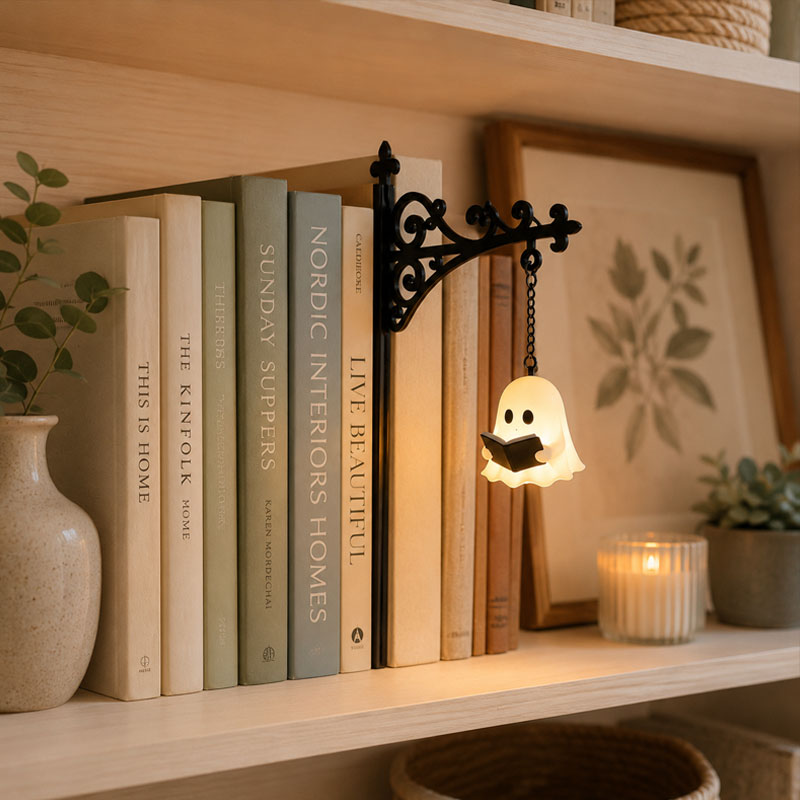 Bookshelf Lantern Light - Library Bookshelf Lighting Lantern📚✨
