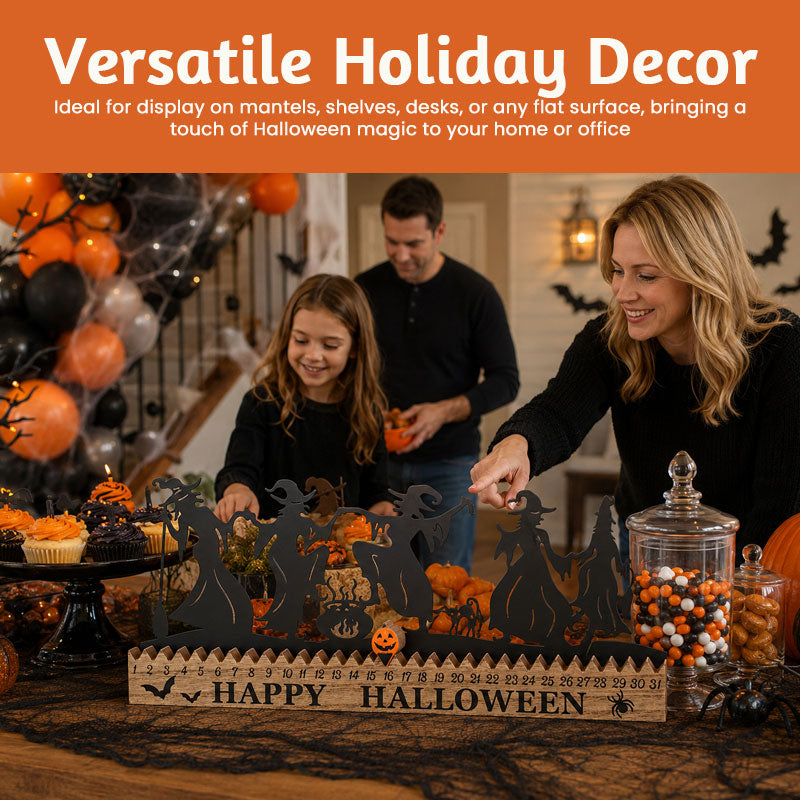 🎃Spooky 31-Day Countdown Halloween Decor