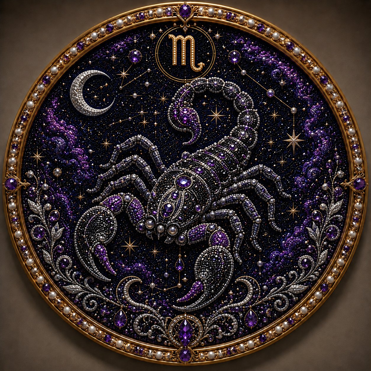 Create Your Own Celestial Masterpiece — 12 Zodiac Signs Bead Art DIY Kit ♈🌙