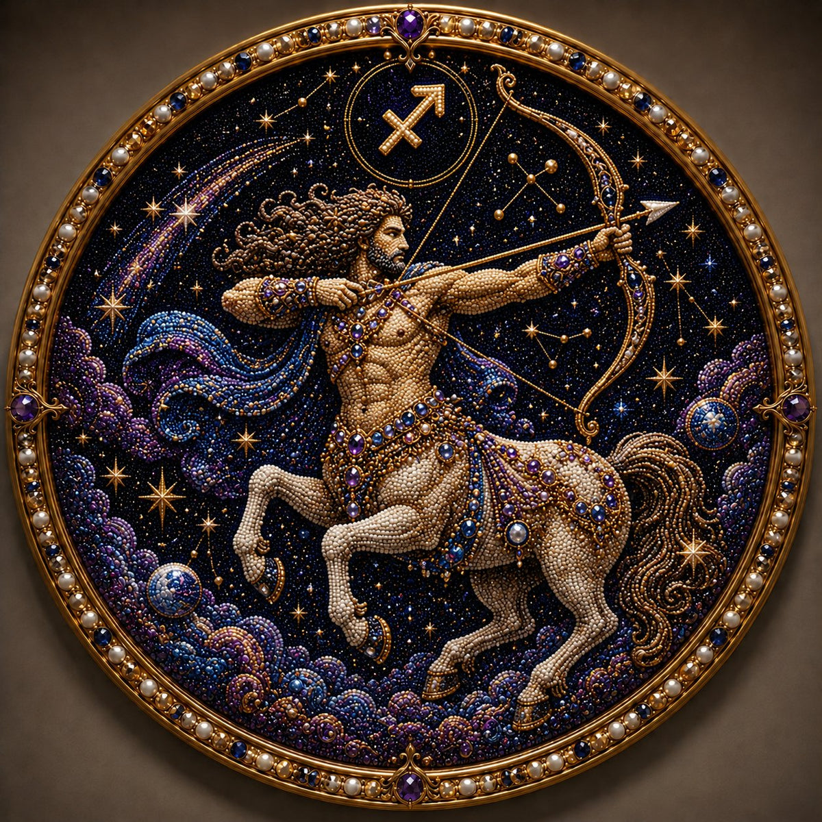 Create Your Own Celestial Masterpiece — 12 Zodiac Signs Bead Art DIY Kit ♈🌙