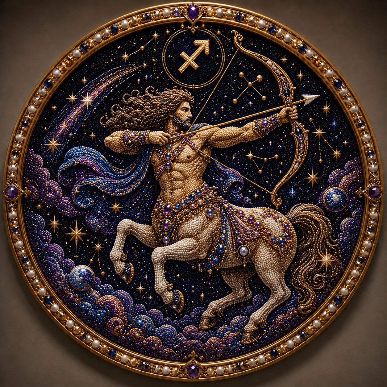Create Your Own Celestial Masterpiece — 12 Zodiac Signs Bead Art DIY Kit ♈🌙