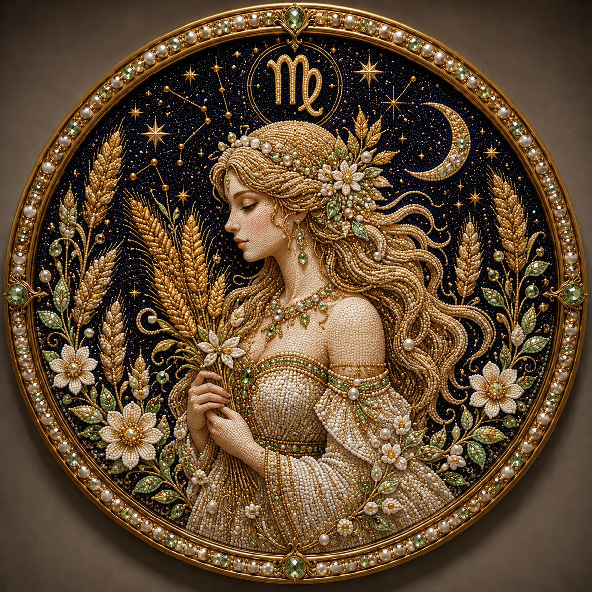 Create Your Own Celestial Masterpiece — 12 Zodiac Signs Bead Art DIY Kit ♈🌙