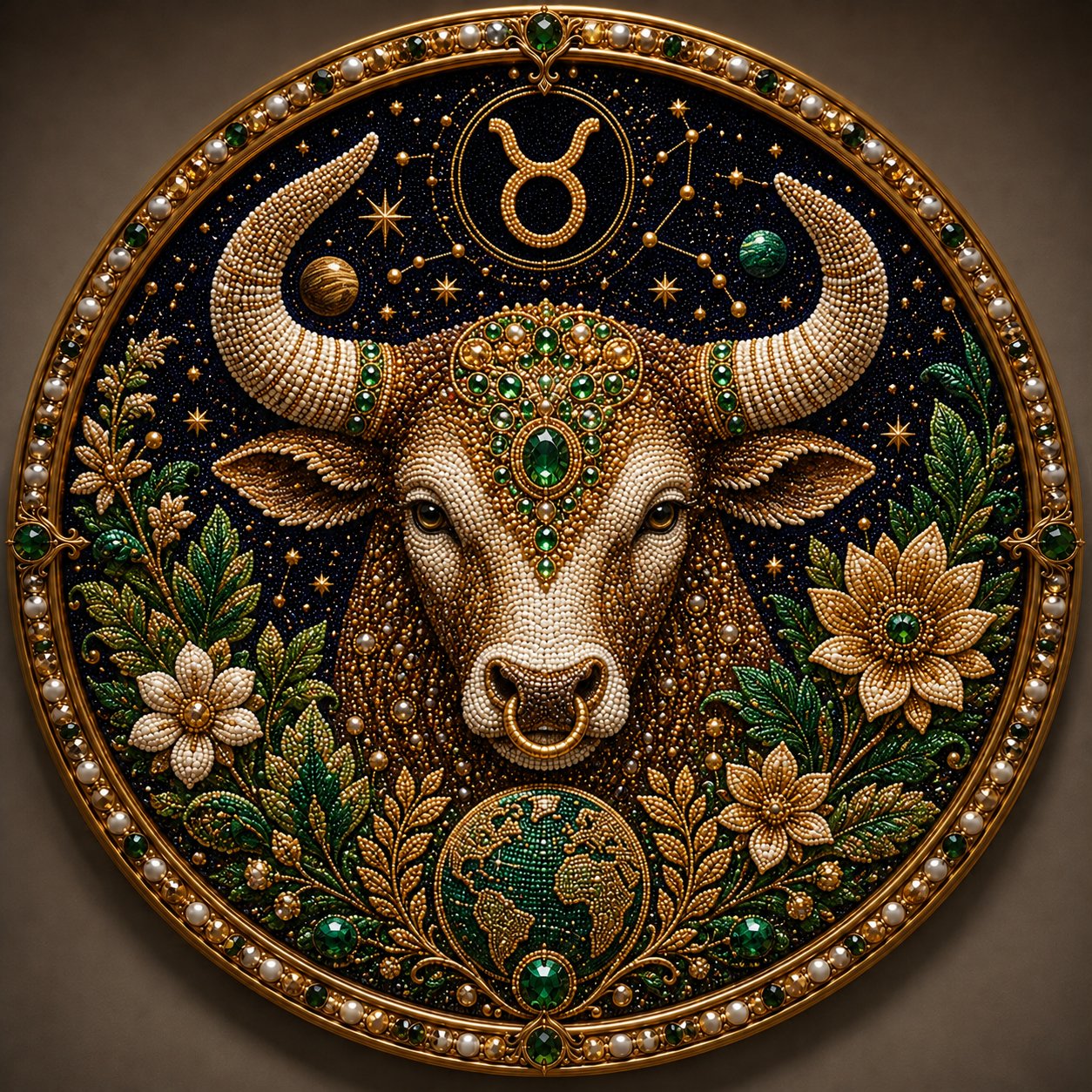 Create Your Own Celestial Masterpiece — 12 Zodiac Signs Bead Art DIY Kit ♈🌙