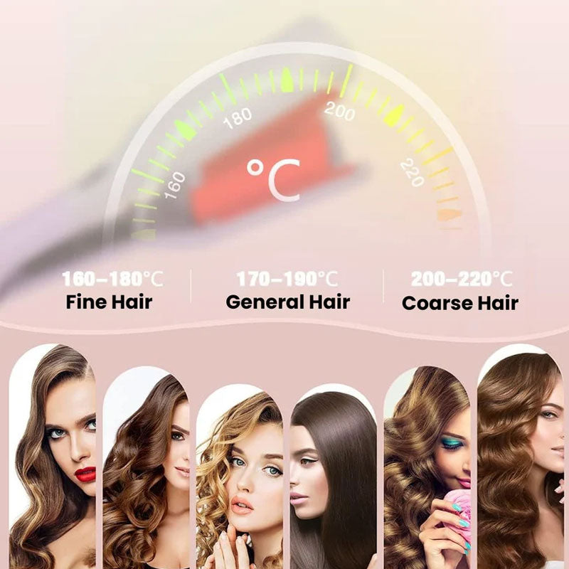 ✨32mm French V-Shaped Wave Curling Tong – Effortless Waves & Volume for All Hair Types