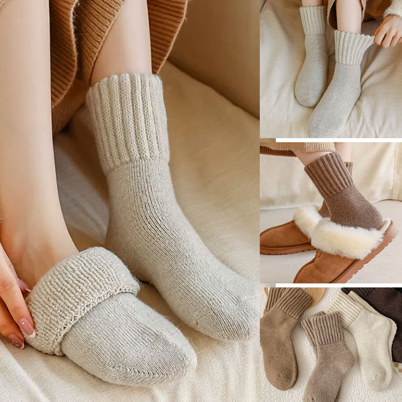 🧦 Buy One Get One Free! Thermal Mid-Calf Wool Socks – Cosy Warmth for Winter ❄️
