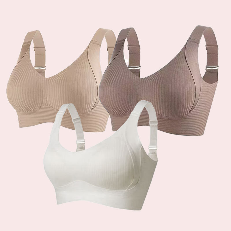 🔥 Today Only: Buy One, Get Three! Ultimate Wire-Free Push-Up Bra – Instant Lift & Firmness, No More Sagging! 👍