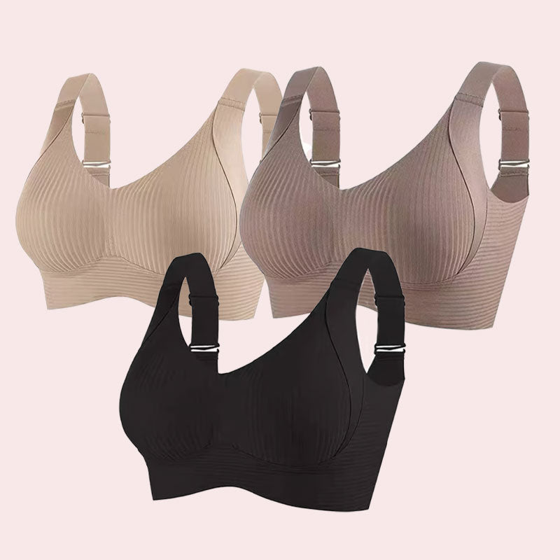 🔥 Today Only: Buy One, Get Three! Ultimate Wire-Free Push-Up Bra – Instant Lift & Firmness, No More Sagging! 👍