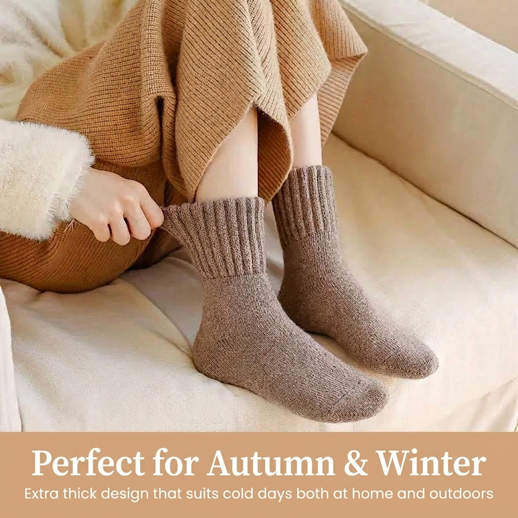 🧦 Buy One Get One Free! Thermal Mid-Calf Wool Socks – Cosy Warmth for Winter ❄️