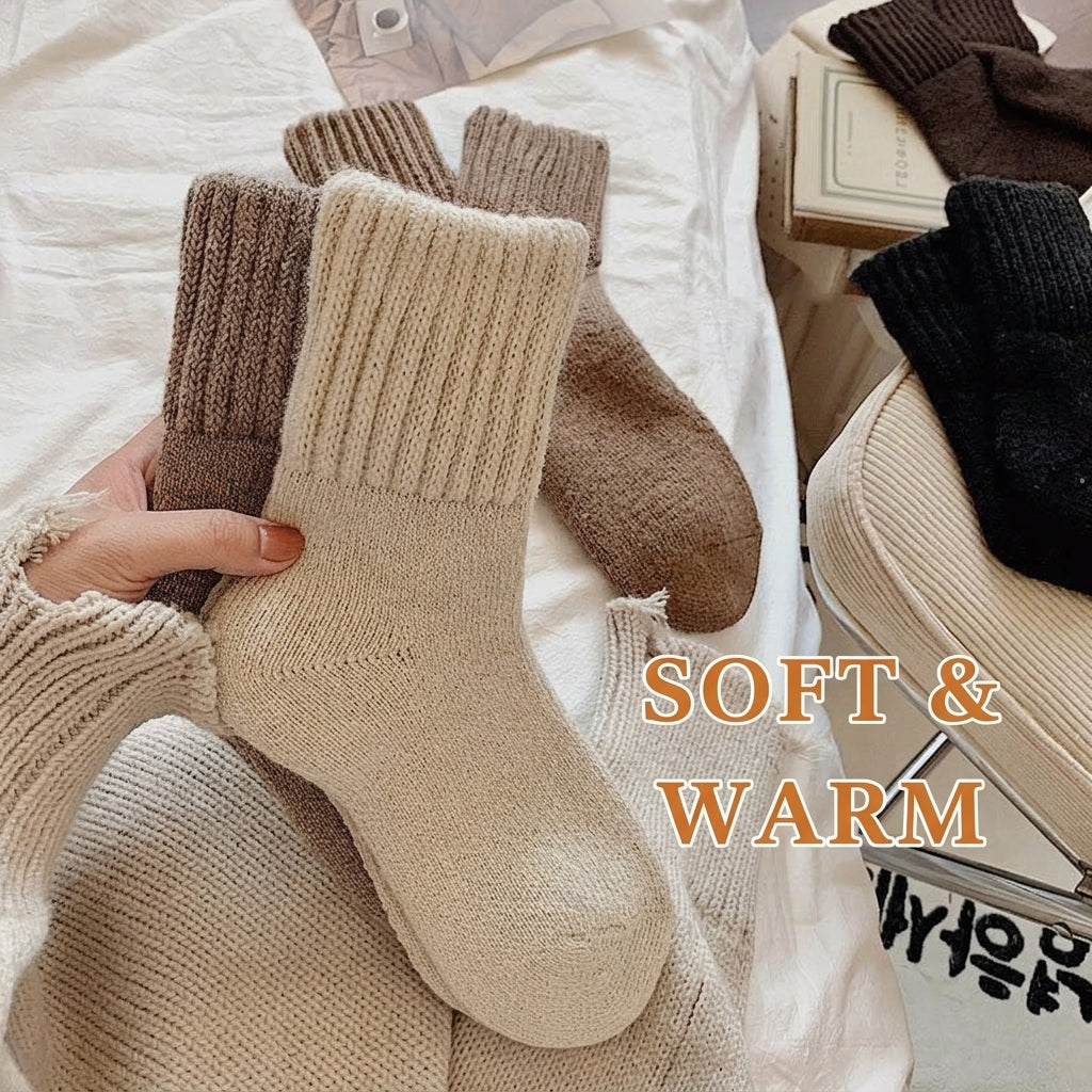 🧦 Buy One Get One Free! Thermal Mid-Calf Wool Socks – Cosy Warmth for Winter ❄️
