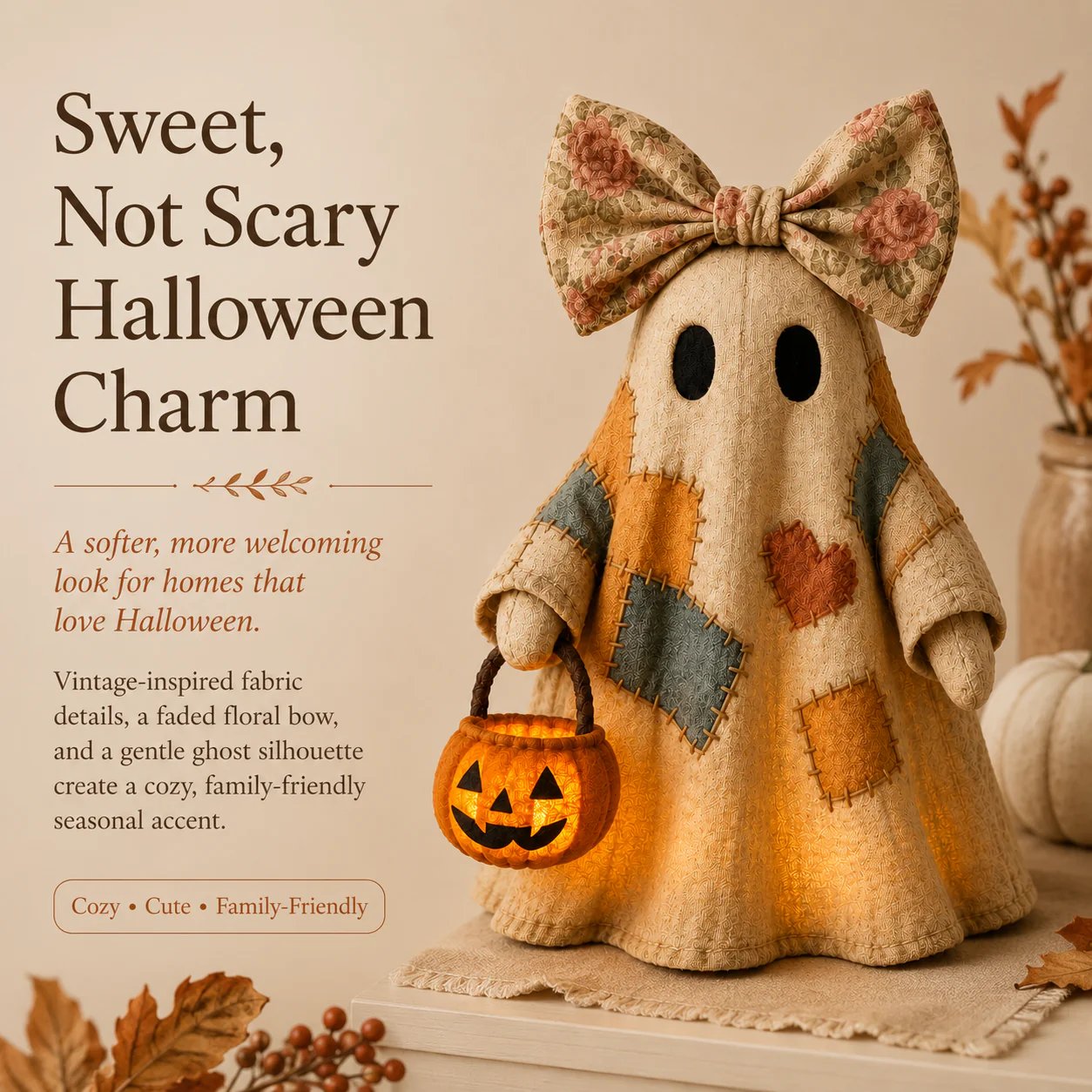 Add a touch of whimsical nostalgia to your home and create a warm, cozy atmosphere! 🎃✨🍂