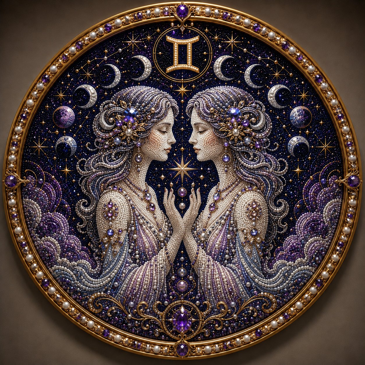 Create Your Own Celestial Masterpiece — 12 Zodiac Signs Bead Art DIY Kit ♈🌙