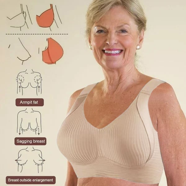 🔥 Today Only: Buy One, Get Three! Ultimate Wire-Free Push-Up Bra – Instant Lift & Firmness, No More Sagging! 👍