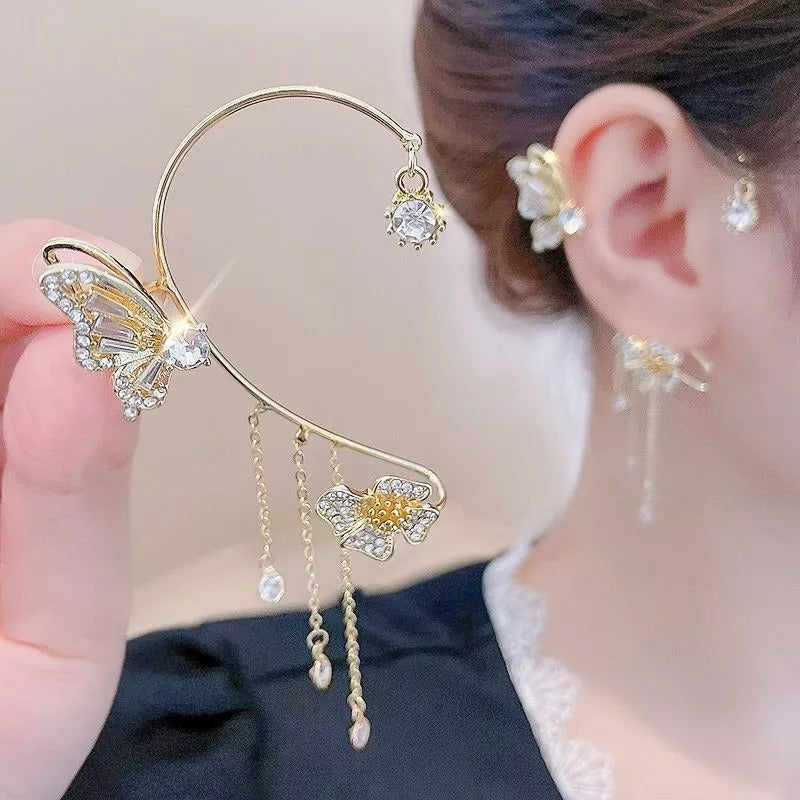 ✨🦋 Sparkling Zirconia Butterfly Earrings – Elegant Jewellery Gift for Her 💖